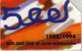 # ITALY 380 500 Milioni Di Carte Vendute (30.06.96) 5000   Tres Bon Etat - Sonstige & Ohne Zuordnung