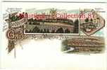 DEUTSCHLAND - ALLEMAGNE - GRUSS KAISER-WILHELMS-BURG - VIGNE - VIN - BIERE - Lithographed 1900 - RARE & INEDITE - UNSEEN - Bad Koesen