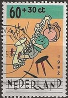 NETHERLANDS 1992 Child Welfare. Child And Music - 60c.+30c Saxophone Player FU - Usados