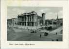 Cartolina - Torino - Piazza Castello E Palazzo Madama - Anni'50 - Riquadrata - Piemonte - Palazzo Madama