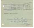 Document Ministere Des Finances De 1958 Pli Postal N° 368 En Dispense D'affranchissement. - Corsi Di Istruzione