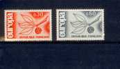 EUROPA  1965 N°  1455 1456   NEUF  FRANCE  CATALOGUE YVERT - 1965