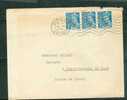 Yvert N°414A X 3 Sur Lettre En 1943  Po3511 - 1938-42 Mercurius