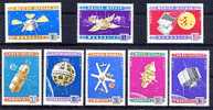 MONGOLIE 1967, CONQUETES SPATIALES, 8 Valeurs, Neufs. R553 - Asie