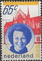 NETHERLANDS 1980 Installation Of Queen Beatrix - 65c Queen Beatrix And New Church, Amsterdam FU - Used Stamps