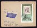 Nobel Prize In Physics;Albert Einstein Block Germany  1979 On Cover Airmail Send To Romania - Albert Einstein
