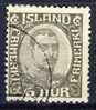 #Iceland 1920. King Christian X. Michel 87. Cancelled(o) - Usati