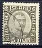 #Iceland 1920. King Christian X. Michel 87. Cancelled(o) - Oblitérés