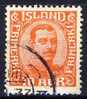 #Iceland 1920. King Christian X. Michel 89. Cancelled(o) - Used Stamps