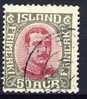 #Iceland 1920. King Christian X. Michel 95. Cancelled(o) - Usati