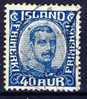 #Iceland 1921. King Christian X. Michel 103. Cancelled(o) - Gebruikt