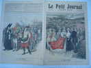 LE PETIT JOURNAL N° 0121 18/03/1893 Melle EUGENIE PETIT LA REINE DES BLANCHISSEUSES + LA MI-CAREME DES ETUDIANTS - Le Petit Journal
