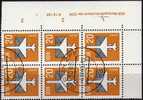 Druckvermerk Luftpost 1983 DDR 2832 Plus DV O 3€ Flugzeug Mit Brief Topic Air-mail Se-tenant Of GDR Germany - Perforiert/Gezähnt