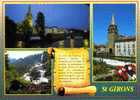 CPSM. SAINT GIRONS. 3 VUES. ET HISTORIQUE. - Saint Girons