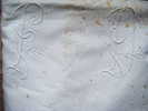 Drap Ancien  Monogramme FD 170x286 - Bed Sheets