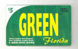 GREEN FLORIDA $5 Used - Autres & Non Classés