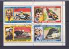 REP. DE GUINEA EQUATORIAL - ASES DEL MOTORISMO - Lot De 4 Timbres * - Motorbikes