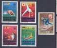 MONGOLIA - MONTREAL - Lot De 4 Timbres + 1 Timbre INSBRUCK 1976 * - Zomer 1976: Montreal