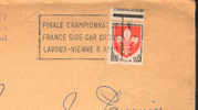 1961 France  86 Lavoux Motociclismo Motocyclisme Motorcycling  Side Car Cross Sur  Lettre Sans Dateur - Motorbikes