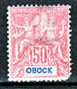 COLONIES.OBOCK.N°42.TIMBRES DES COLONIES FRANCAISES. *neuf Et Charnière Petit Clair Au Dos Avec Coin Bas Droit Absent - Otros & Sin Clasificación