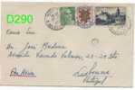Yvert 905+902+884 Used To Portugal 17.12.1952 - Caixa #8 - 1945-54 Marianne Of Gandon