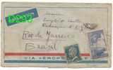 Yvert 181+261 - Toulouse Gare  To Brasil 13.12.1930 - Caixa #8 - Storia Postale