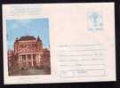 National Théâtre,Sofia  1991 Entier Postal ,postal Stationery Cover Romania. - Theater