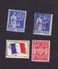 TIMBRES FRANCHISE MILITAIRE NEUFS** SANS TRACE DE CHARNIERE N°8 9 12 13 - Militaire Zegels