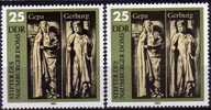 Abart Knopf Am Gewand DDR 2809I ** 28€ Plus Set 2808/1 Figuren Naumburger Dom - Variedades Y Curiosidades