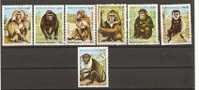 Guinea Bissau - Serie Completa Usata: Scimmie - Apen