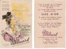 MOLINARD - PARFUM ILES D'OR - CARTE PARFUMEE - PERFUME CARD - Oud (tot 1960)