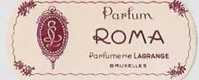 PARFUM ROMA - PARFUMERIE LAGARNGE - BRUXELLES - CARTE PARFUMEE -  PERFUME CARD - Antiquariat (bis 1960)