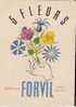 PARFUM 5 FLEURS - FORVIL - PARIS - CARTE PARFUMEE -  PERFUME CARD - 1 - Antiquariat (bis 1960)