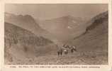 U.S.A. - OLD POSTCARD - MONTANA - ON TRAIL TO TWO MEDECINE LAKE - GLACIER NATIONAL PARK - Autres & Non Classés