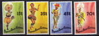 PAPOUASIE. Danses Indigenes. 4 T-p Neufs Yv.# 530/3. Cote 10.00 €. Serie Complete - Dance