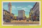 Main Street From City Hall, Worchester, Mass.  1930-40s - Worcester