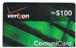 REPUBBLICA DOMINICANA - VERIZON  (GSM RECHARGE)   - COMUNICARD 100    - USED  -  RIF. 1053 - Dominicana