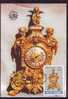 ROMANIA 1990 Maxicard,Carte Maximum ,horlogerie Watches,ANTIQUE,obliterat Ion Ploiesti. - Clocks
