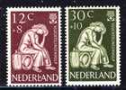 Niederlande / Netherlands 1960 : Mi 744-745 *** - Weltflüchtlingsjahr / Refugee Year - Ungebraucht