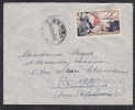 Sur Enveloppe PAR AVION CAD A.E.F. Sur Affranchissement 15f A.E.F Seul - Lettres & Documents