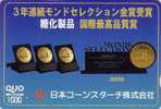 Carte Japon - MEDAILLE En OR - Japan Card GOLD Medal / Monde Selection 2006 - Coin 36 - Sellos & Monedas