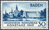 Germany 5N41 Mint Hinged French Occupation Of Baden From 1949 - Bade