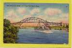 New Sagamore Bridge Over Cape Cod Canal, Mass.  1930-40s - Cape Cod