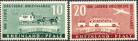 Germany 6N39-40 Mint Never Hinged French Occupation Of Rhineland Pfalz Set From 1949 - Renania-Palatinato