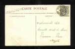 GL. B2. Roisin-Autreppe Sur CP De Roisin. Oblitération Départ Mons Station1906. - Linear Postmarks