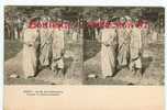 STEREOSCOPIQUE -GROUPE FEMME ACHANTIS - JEUNE FILLE ACHANTI Du GHANA Au JARDIN D'ACCLIMATATION - ZOO - STEREOVIEW 1900's - Non Classificati