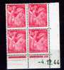 VARIETE  N° YVERT  654  TYPE IRIS  BLOC DE 4  COIN DATE  NEUFS LUXES   VOIR DESCRIPTIF - Unused Stamps