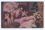 Delcampe - LOEFFLER - Lady, Children, Angels, 1918. - Löffler