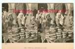 CPA  1900 De BISKRA STEREOSCOPIQUE - MARCHAND De PAIN - STEREOVIEW 1900´s - DOS VISIBLE - Beroepen