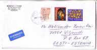 GOOD HUNGARY Postal Cover To ESTONIA 2009 - Good Stamped: Christmas - Cartas & Documentos